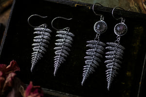 Fern leaf earrings ~ For Magic, Protection & Healing