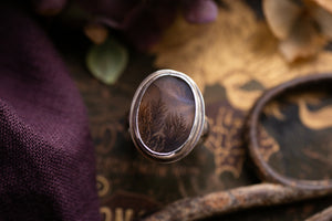 Rockpool rings with Dendritic agate