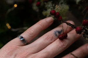 Blue London Topaz ring