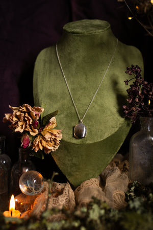 Claw set Dendritic agate pendant #7