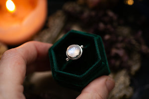 Simple Moonstone ring