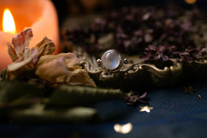 Simple Moonstone ring