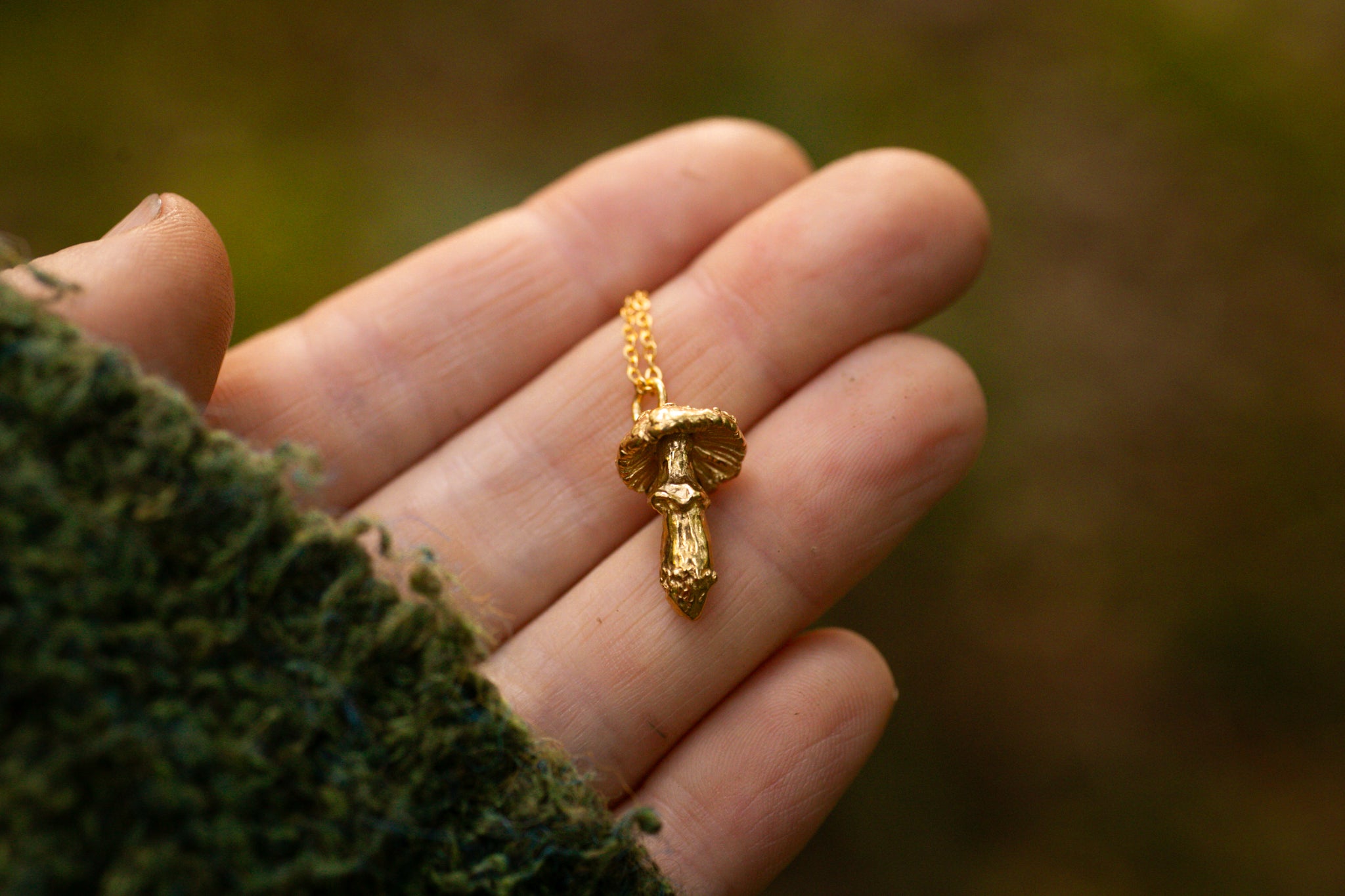 Mushroom Necklace | MIMOSA Handcrafted