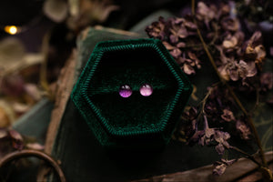 Deep purple Hydrangea petal studs