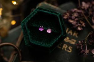 Deep purple Hydrangea petal studs