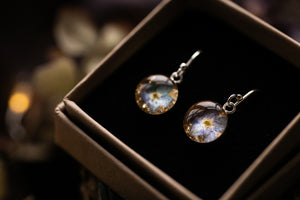 Forget me not drop earrings