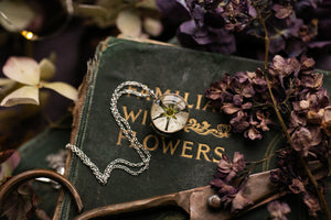 Sterling silver Blackthorne shadowbox locket