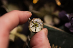 Sterling silver Blackthorne shadowbox locket