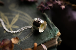 Sterling silver Blackthorne shadowbox locket