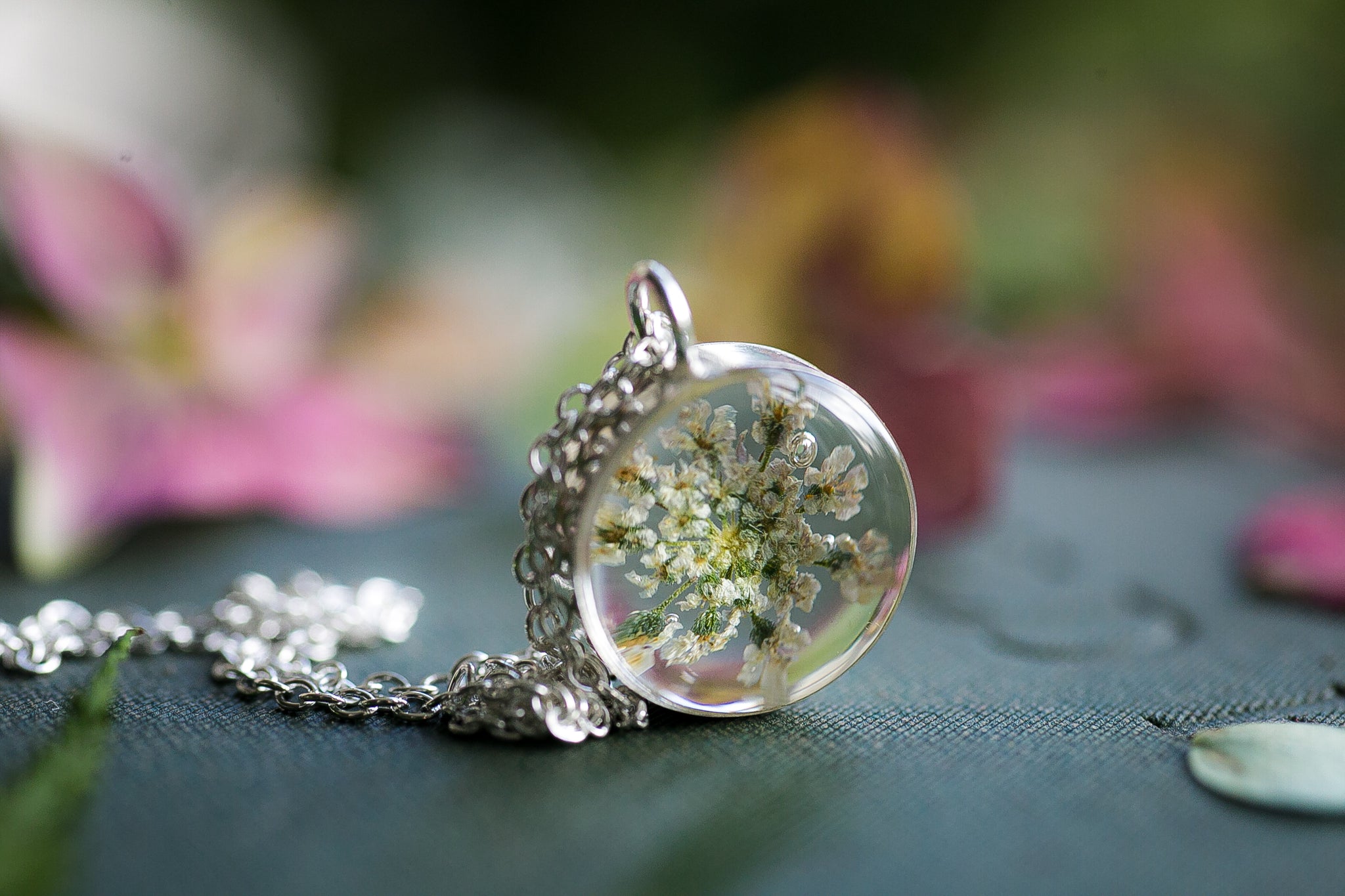 Magical Eco-Resin Jewelry Encapsulates Ireland's Wildflowers