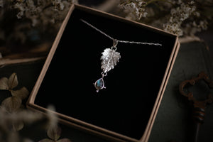 Spring Nettle & Labradorite pendant