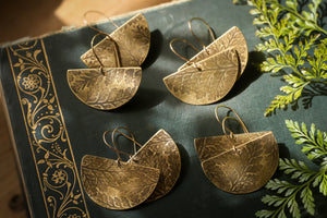 Pre-order Fern leaf statement earrings ~ For Magic, Protection & Healing