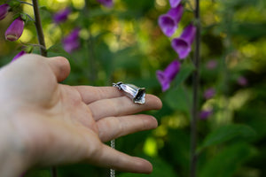 Hand-sculpted Foxglove pendant ~ Herb of the fairy women