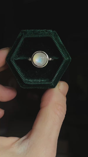 Simple Moonstone ring