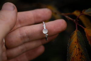 Hawthorne and Moonstone ring