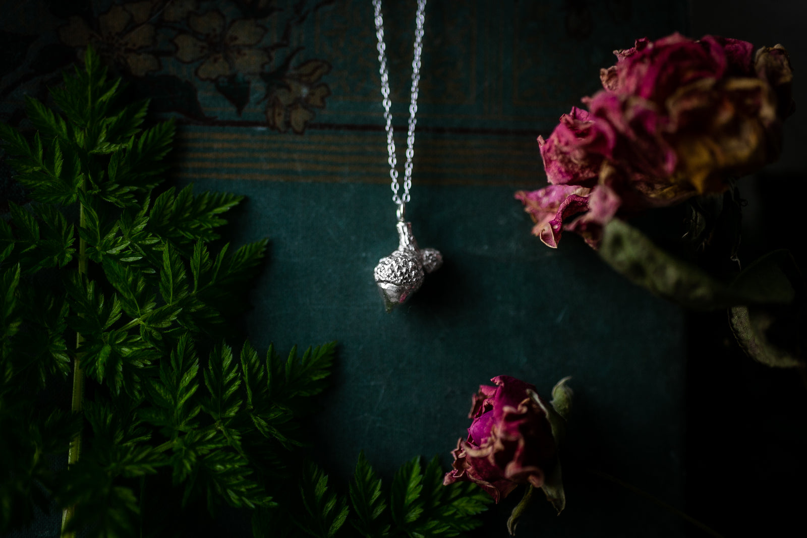 Silver Acorn pendant ~ For Bravery, Strength, Growth & Patience