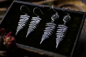 Fern leaf earrings ~ For Magic, Protection & Healing