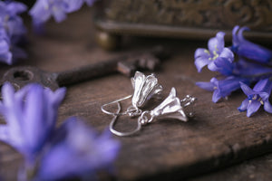 Bluebell drop earrings ~ For Gratitude, Kindness & Loyalty