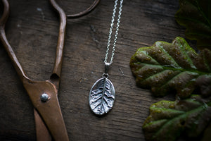 Oak leaf pendant ~ For Bravery, Strength, Growth & Patience