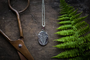 Fern leaf pendant ~ For Magic, Protection & Healing