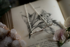 Blackthorn branch necklace ~ For Blessings, Strength & Protection