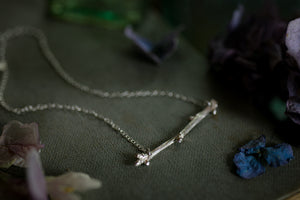 Blackthorn branch necklace ~ For Blessings, Strength & Protection