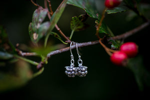 Blackberry drop earrings ~ for Healing,  Protection & Resilience