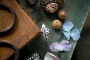 Oak leaf ring ~ For Bravery, Strength, Growth & Patience